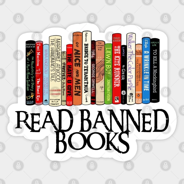Read Banned Books Sticker by Xtian Dela ✅